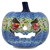 Polish Pottery 7" Pumpkin Jack-O'Lantern. Hand made in Poland. Pattern U5072 designed by Teresa Liana.