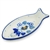 Polish Pottery 4" Fish Shaped Dish. Hand made in Poland and artist initialed.