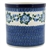 Polish Pottery 6" Utensil Holder. Hand made in Poland and artist initialed.