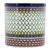 Polish Pottery 6" Utensil Holder. Hand made in Poland. Pattern U81 designed by Teresa Liana.