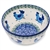 Polish Pottery 5" Ice Cream Bowl. Hand made in Poland. Pattern U4933 designed by Teresa Liana.