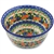 Polish Pottery 11" Serving/Mixing Bowl. Hand made in Poland. Pattern U4865 designed by Maria Starzyk.