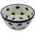 Polish Pottery 6" Cereal/Berry Bowl. Hand made in Poland and artist initialed.