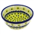 Polish Pottery 6" Cereal/Berry Bowl. Hand made in Poland and artist initialed.