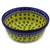 Polish Pottery 6" Cereal/Berry Bowl. Hand made in Poland and artist initialed.