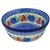 Polish Pottery 6" Cereal/Berry Bowl. Hand made in Poland and artist initialed.