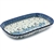 Polish Pottery 10" Serving/Baking Dish. Hand made in Poland. Pattern U4661 designed by Teresa Liana.