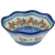 Polish Pottery 10" Fluted Bowl. Hand made in Poland. Pattern U5067 designed by Maria Starzyk.