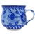 Polish Pottery 2 oz. Espresso Cup. Hand made in Poland. Pattern U29 designed by Anna Pasierbiewicz.