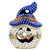 Polish Pottery 14" Pumpkin Jack-O'Lantern. Hand made in Poland.