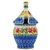 Polish Pottery 7" Honey Jar. Hand made in Poland and artist initialed.