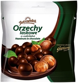 Jutrzenka Hazelnuts In Dark Chocolate 80g/2.82oz