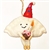 Happy Birthday Pierogi Felted Wool Ornament - Sto Lat