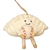 Baseball Pierogi Felted Wool Ornament