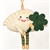 Irish Pierogi Felted Wool Ornament