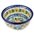 Polish Pottery 6" Cereal/Berry Bowl. Hand made in Poland. Pattern U2129 designed by Barbara Makiela.