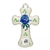 Polish Pottery 3" Cross. Hand made in Poland and artist initialed.