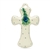 Polish Pottery 3" Cross. Hand made in Poland and artist initialed.