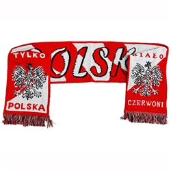 Red and White Polska Scarf - Bialo Czerwoni II