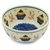 Polish Pottery 5" Ice Cream Bowl. Hand made in Poland and artist initialed.