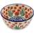 Polish Pottery 5" Ice Cream Bowl. Hand made in Poland and artist initialed.