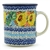 Polish Pottery 8 oz. Everyday Mug. Hand made in Poland. Pattern U4202 designed by Maryla Iwicka.