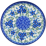 Polish Pottery 6" Bread & Butter Plate. Hand made in Poland and artist initialed.