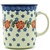 Polish Pottery 20 oz. Everyday Mug. Hand made in Poland and artist initialed.