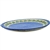 Polish Pottery 17" Oval Serving Platter. Hand made in Poland and artist initialed.