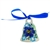 Polish Pottery 1" Bell Ornament. Hand made in Poland. Pattern designed by a master artist.