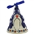 Polish Pottery 4" Bell Ornament. Hand made in Poland.