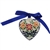 Polish Pottery 3" Ornament Heart. Hand made in Poland.