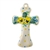 Polish Pottery 3" Cross. Hand made in Poland and artist initialed.