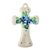 Polish Pottery 3" Cross. Hand made in Poland and artist initialed.