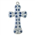 Polish Pottery 5" Cross. Hand made in Poland and artist initialed.