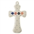 Polish Pottery 5" Cross. Hand made in Poland and artist initialed.