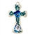 Polish Pottery 3" Cross. Hand made in Poland and artist initialed.