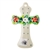 Polish Pottery 3" Cross. Hand made in Poland and artist initialed.