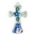 Polish Pottery 3" Cross. Hand made in Poland and artist initialed.