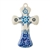 Polish Pottery 3" Cross. Hand made in Poland and artist initialed.