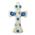 Polish Pottery 3" Cross. Hand made in Poland and artist initialed.