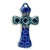 Polish Pottery 3" Cross. Hand made in Poland and artist initialed.