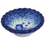 Unikat Polish Pottery Stoneware Tart Dish 3.5 in. U5055