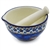 Polish Pottery 3" Mortar and Pestle. Hand made in Poland. Pattern U408 designed by Jacek Chyla.