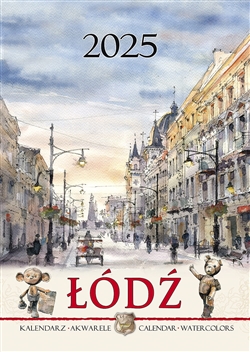 2025 Lodz In Watercolours Calendar - Small  Format