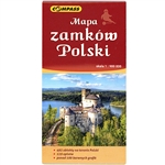 Polska Mapa Zamkow i Palacow 1:900 000 - Castles Map