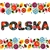 Polish Folk Art Luncheon Napkins (package of 20) 'Lowicz Polska'