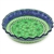 Polish Pottery 10" Fluted Pie Dish. Hand made in Poland. Pattern U408D designed by Jacek Chyla.