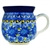 Polish Pottery 16 oz. Bubble Mug. Hand made in Poland. Pattern U4744 designed by Maria Starzyk.