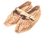Kierpce Polish Highlander Children's Leather Slippers With Soles